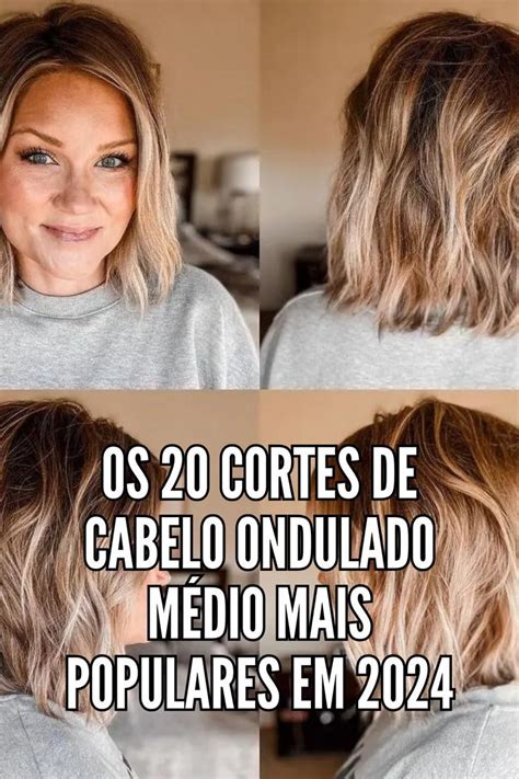 cabelo médio ondulado|Os 20 cortes de cabelo ondulado médio mais populares em 2024